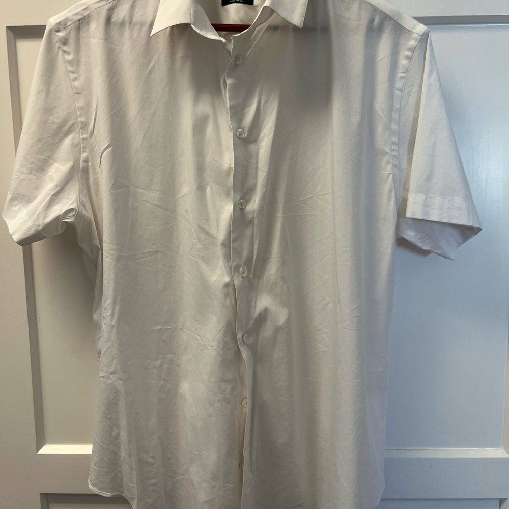 Giorgio Armani short sleeve dress shirt.
